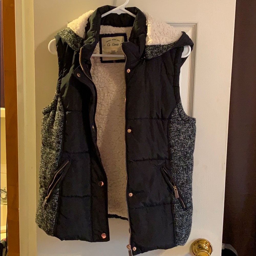CI Sono black puffer vest